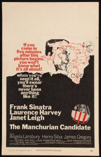 1f175 MANCHURIAN CANDIDATE WC '62 Frank Sinatra, Laurence Harvey, Janet Leigh, Frankenheimer