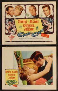 1f145 CAN-CAN 8 LCs '60 Frank Sinatra, Shirley MacLaine, Maurice Chevalier & Louis Jourdan!