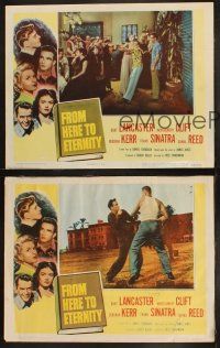 1f048 FROM HERE TO ETERNITY 3 LCs '53 Frank Sinatra dances, Montgomery Clift fights!
