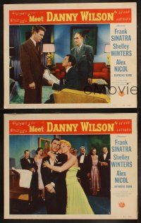 1f041 MEET DANNY WILSON 3 LCs '51 Frank Sinatra & pretty Shelley Winters, gambling & dancing!