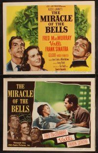 1f023 MIRACLE OF THE BELLS 8 LCs '48 Frank Sinatra, pretty Alida Valli & Fred MacMurray