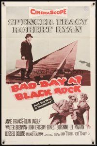 1g062 BAD DAY AT BLACK ROCK 1sh R60s Spencer Tracy finds out just what did happen to Kamoko!