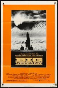 1g091 BIG WEDNESDAY 1sh '78 John Milius classic surfing movie, great image of surfers on beach!