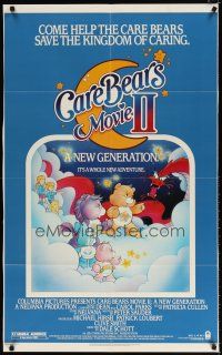 1g147 CARE BEARS MOVIE 2 1sh '86 A New Generation, help them save the Kingdom of Caring!