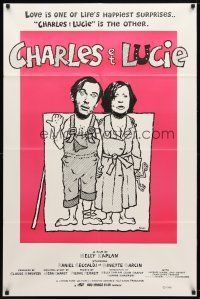 1g168 CHARLES & LUCIE 1sh '80 Nelly Kaplan's Charles et Lucie, wacky art!