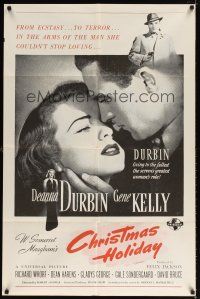 1g181 CHRISTMAS HOLIDAY military 1sh R50s Deanna Durbin & Gene Kelly, W. Somerset Maugham!