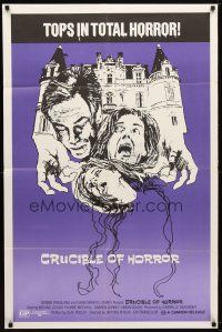1g219 CRUCIBLE OF HORROR 1sh '70 Viktors Ritelis' The Corpse, tops in total horror!
