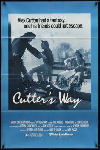 1g224 CUTTER & BONE 1sh '81 Jeff Bridges, John Heard, Cutter's Way!