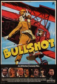 1g137 BULLSHOT English 1sh '83 wacky English parody of the Bulldog Drummond series!