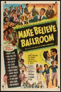 1g512 MAKE BELIEVE BALLROOM 1sh '49 Frankie Lane, Nat King Cole, Jimmy Dorsey!