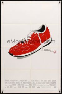 1g525 MAN WITH ONE RED SHOE revised style A 1sh '85 Tom Hanks, great minimalist design!