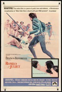 1g700 ROMEO & JULIET 1sh '69 Franco Zeffirelli's version of William Shakespeare's play!