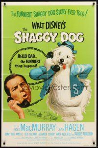 1g758 SHAGGY DOG 1sh R74 Disney, Fred MacMurray in the funniest sheep dog story ever told!