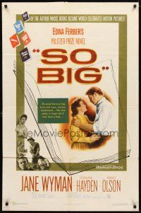 1g804 SO BIG 1sh '53 Jane Wyman, Sterling Hayden, from Edna Ferber's Pulitzer Prize novel!