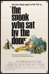 1g818 SPOOK WHO SAT BY THE DOOR 1sh R70s Lawrence Cook, Paula Kelly, Sam Greenlee novel!