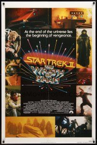 1g823 STAR TREK II 1sh '82 The Wrath of Khan, Leonard Nimoy, William Shatner, sci-fi sequel!