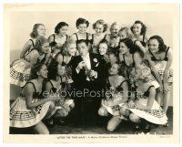 1h264 AFTER THE THIN MAN 8x10 still '36 sexy chorus girls with William Powell playing tiny sax!