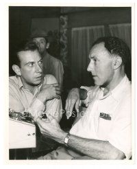 1h008 ANYTHING CAN HAPPEN candid 8x10 still '52 engineer teaches Jose Ferrer about sound recording!