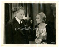 1h275 ARSENE LUPIN 8x10 still '32 c/u of Lionel Barrymore with sexy Karen Morely!