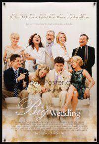 1j064 BIG WEDDING advance DS 1sh '13 Robert De Niro, Katherine Heigl, Diane Keaton!