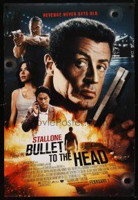 1j082 BULLET TO THE HEAD advance DS 1sh '12 Sylvester Stallone, Sung Kang, revenge never gets old!
