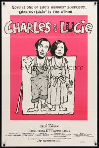 1j105 CHARLES & LUCIE 1sh '80 Nelly Kaplan's Charles et Lucie, wacky art!