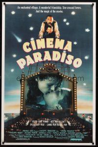 1j116 CINEMA PARADISO 1sh '90 Nuovo Cinema Paradiso, Giuseppe Tornatore, Philippe Noiret!