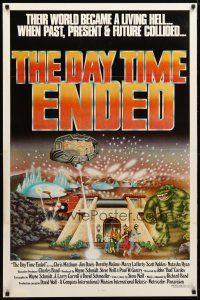 1j162 DAY TIME ENDED 1sh '80 their lives became a living Hell, wacky sci-fi monster art!