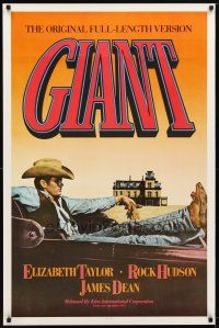 1j255 GIANT 1sh R83 cool image of James Dean sitting, directed by George Stevens!