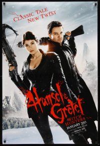 1j279 HANSEL & GRETEL WITCH HUNTERS teaser DS 1sh '13 Jeremy Renner & sexy Gemma Arterton!