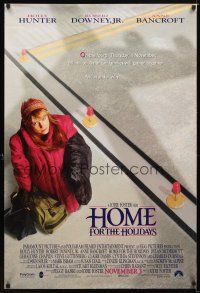 1j312 HOME FOR THE HOLIDAYS advance DS 1sh '95 Holly Hunter, Thanksgiving family comedy!