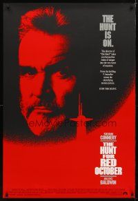 1j330 HUNT FOR RED OCTOBER int'l 1sh '90 Russian military submarine captain Sean Connery!