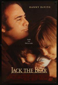 1j363 JACK THE BEAR 1sh '93 close-up of Danny DeVito holding children!