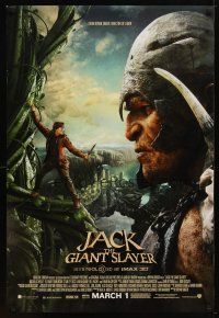 1j364 JACK THE GIANT SLAYER advance DS 1sh '13 Bryan Singer directed CGI, cool image!