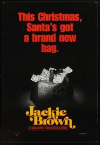 1j006 JACKIE BROWN teaser 1sh '97 Quentin Tarantino, Santa's got a brand new bag!