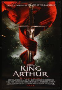 1j386 KING ARTHUR advance DS 1sh '04 Clive Owen, Keira Knightley, Antoine Fuqua!