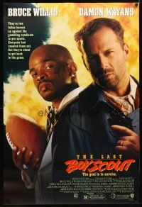 1j409 LAST BOY SCOUT DS 1sh '91 Bruce Willis, Damon Wayans, Chelsea Field, football & gambling!