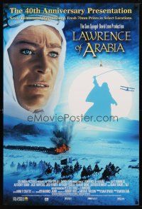 1j415 LAWRENCE OF ARABIA DS 1sh R02 David Lean classic starring Peter O'Toole!