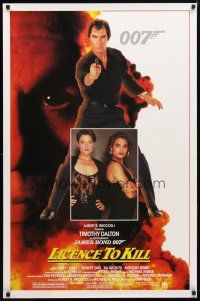 1j427 LICENCE TO KILL 1sh '89 Timothy Dalton as Bond, Carey Lowell, sexy Talisa Soto!