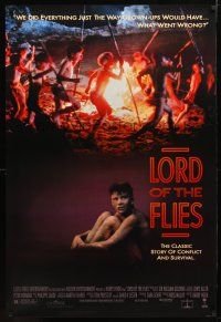 1j440 LORD OF THE FLIES 1sh '90 Balthazar Getty in William Golding's classic novel!