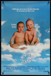 1j460 MADE IN HEAVEN 1sh '87 Alan Rudolph, Timothy Hutton, Kelly McGills, cute babies!