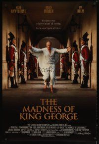 1j462 MADNESS OF KING GEORGE DS 1sh '94 cool image of Nigel Hawthorne in title role!