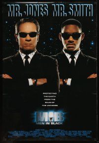1j485 MEN IN BLACK int'l DS 1sh '97 Will Smith & Tommy Lee Jones protecting Earth!