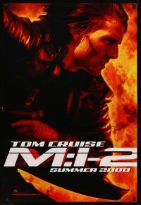1j497 MISSION IMPOSSIBLE 2 teaser DS 1sh '00 Tom Cruise, sequel directed by John Woo!