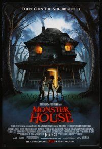 1j501 MONSTER HOUSE advance DS 1sh '06 there goes the neighborhood, see it in 3-D!