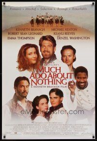 1j511 MUCH ADO ABOUT NOTHING int'l 1sh '93 Kenneth Branagh, Michael Keaton & Keanu Reeves!
