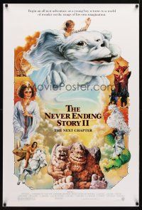 1j533 NEVERENDING STORY 2 1sh '90 George Miller sequel, an all new adventure!