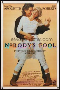 1j545 NOBODY'S FOOL 1sh '86 Rosanna Arquette dancing with Eric Roberts!