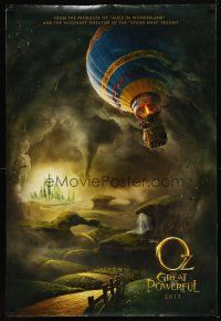 1j564 OZ: THE GREAT AND POWERFUL teaser DS 1sh '13 Sam Raimi directed, Disney, image of balloon!