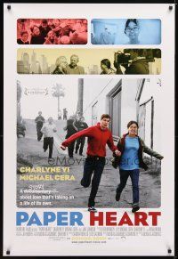 1j567 PAPER HEART advance DS 1sh '09 wacky image of Michael Cera & Charlyne Yi!